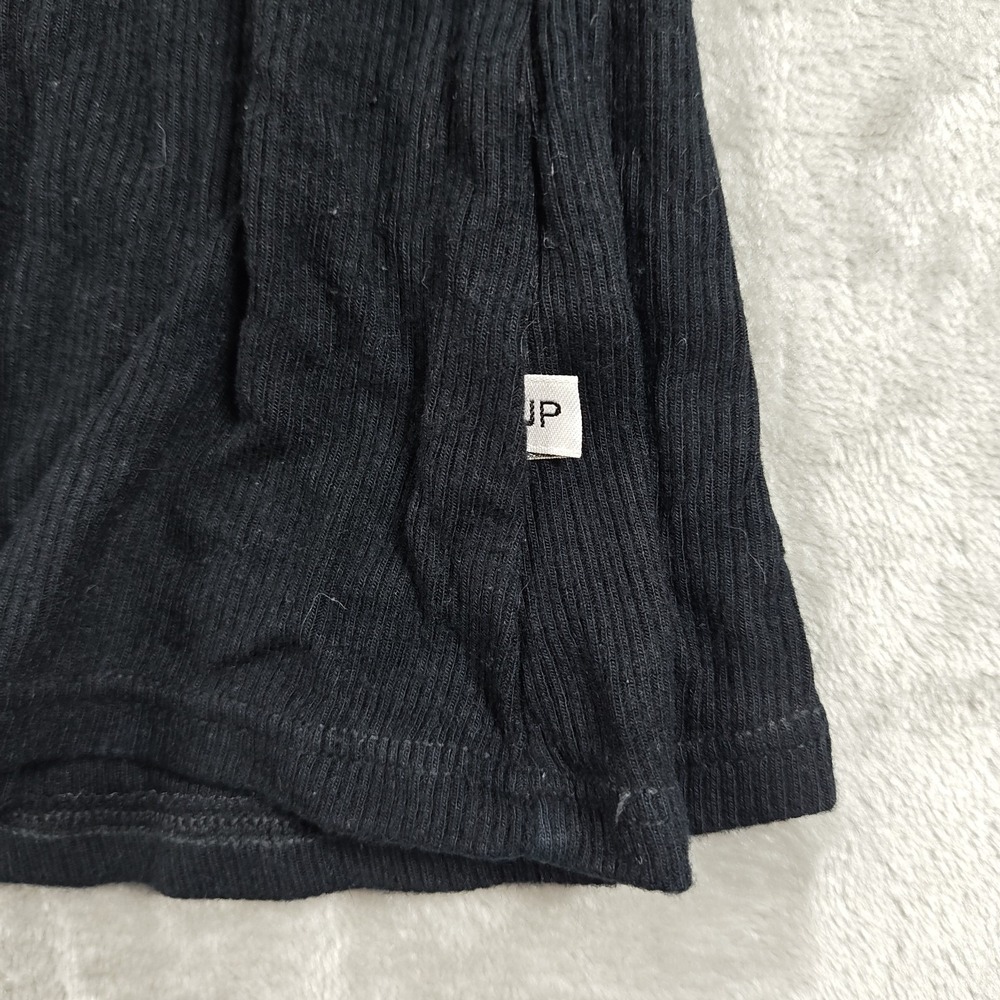James Perse Tank Top Womens 2 Medium Ribbed Stretch Scoop Neck Distressed USA - Picture 4 of 8